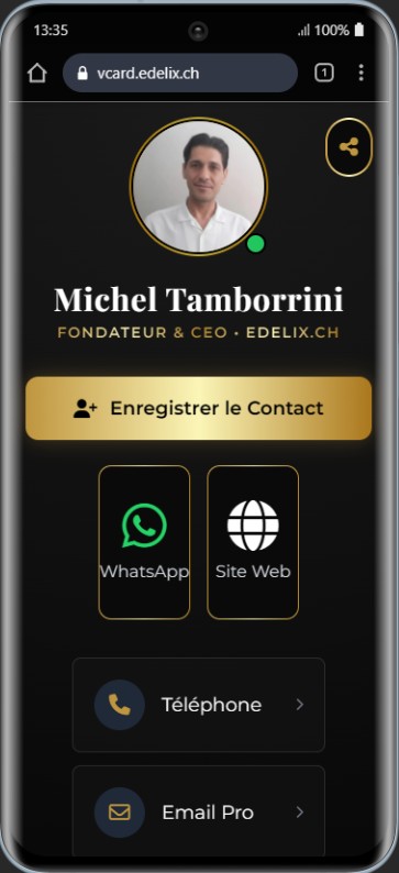 Template Smart Connect - Exemple Michel Tamborrini